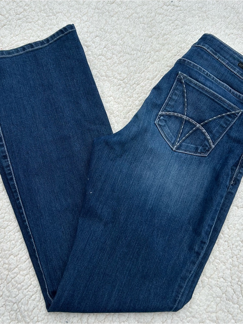 Kut from the Kloth Women's Dark Blue Bootcut Jeans